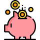 Piggy bank icon